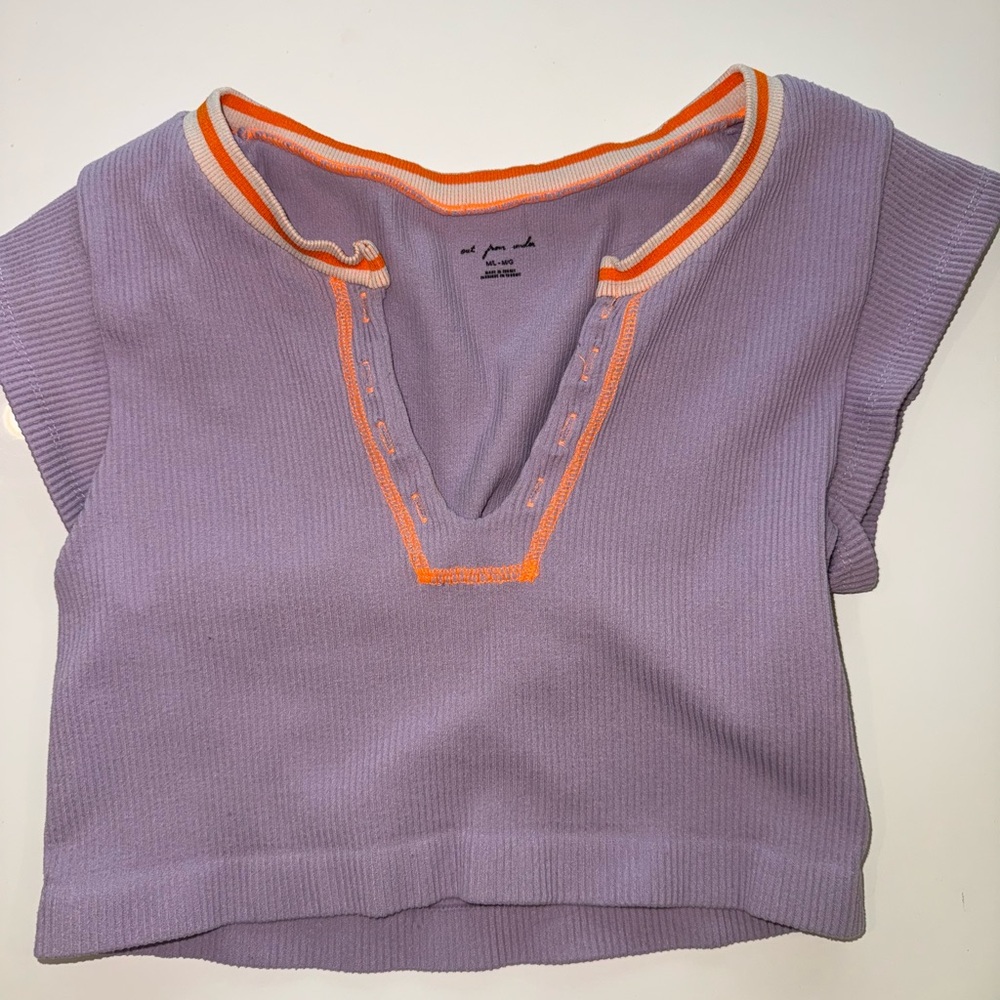 Urban Outfitters Lavender and Orange Top